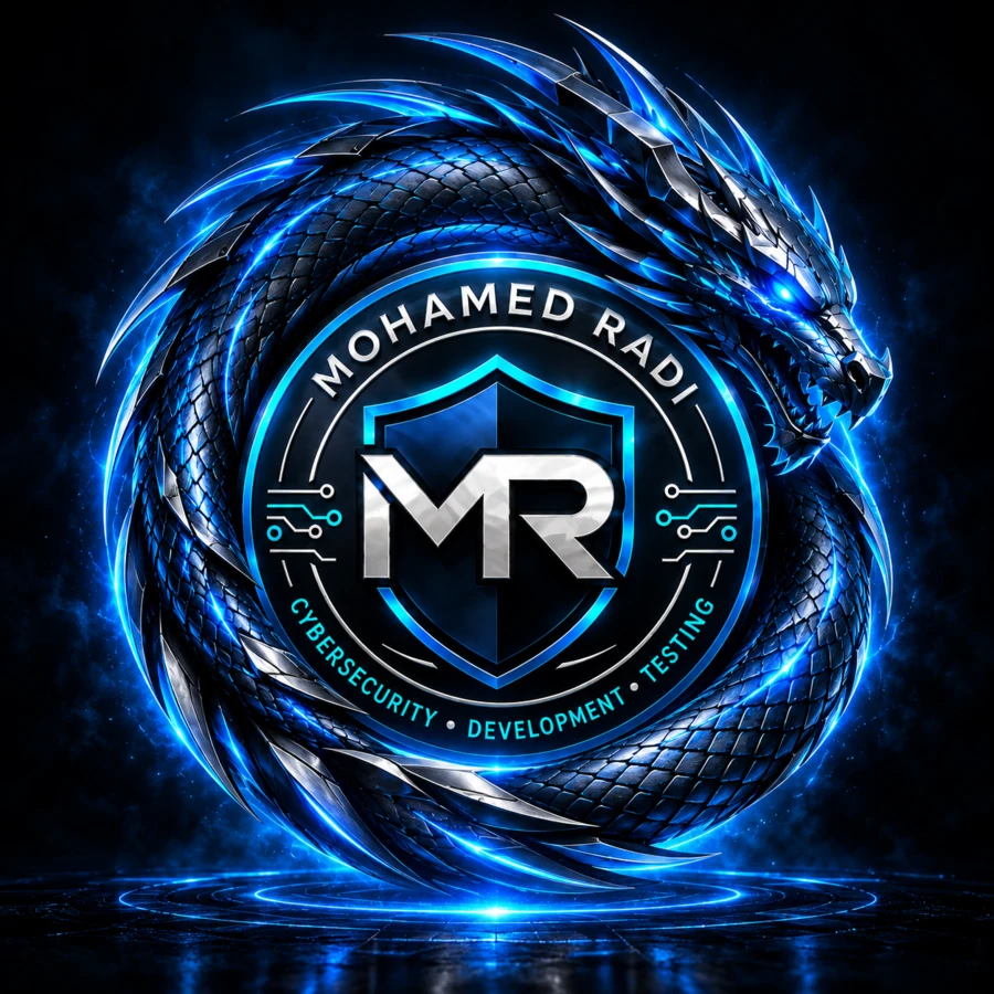 MR dragon cyber identity logo