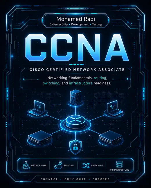 CCNA roadmap poster