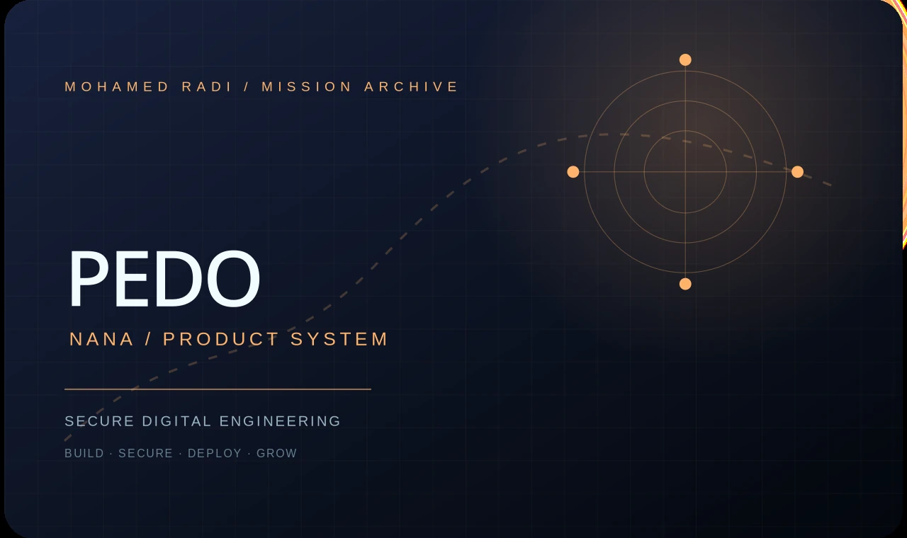 Pedo Nana product system cover
