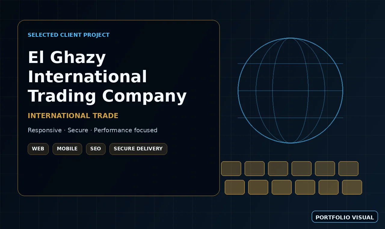 El Ghazy International Trading Company portfolio visual