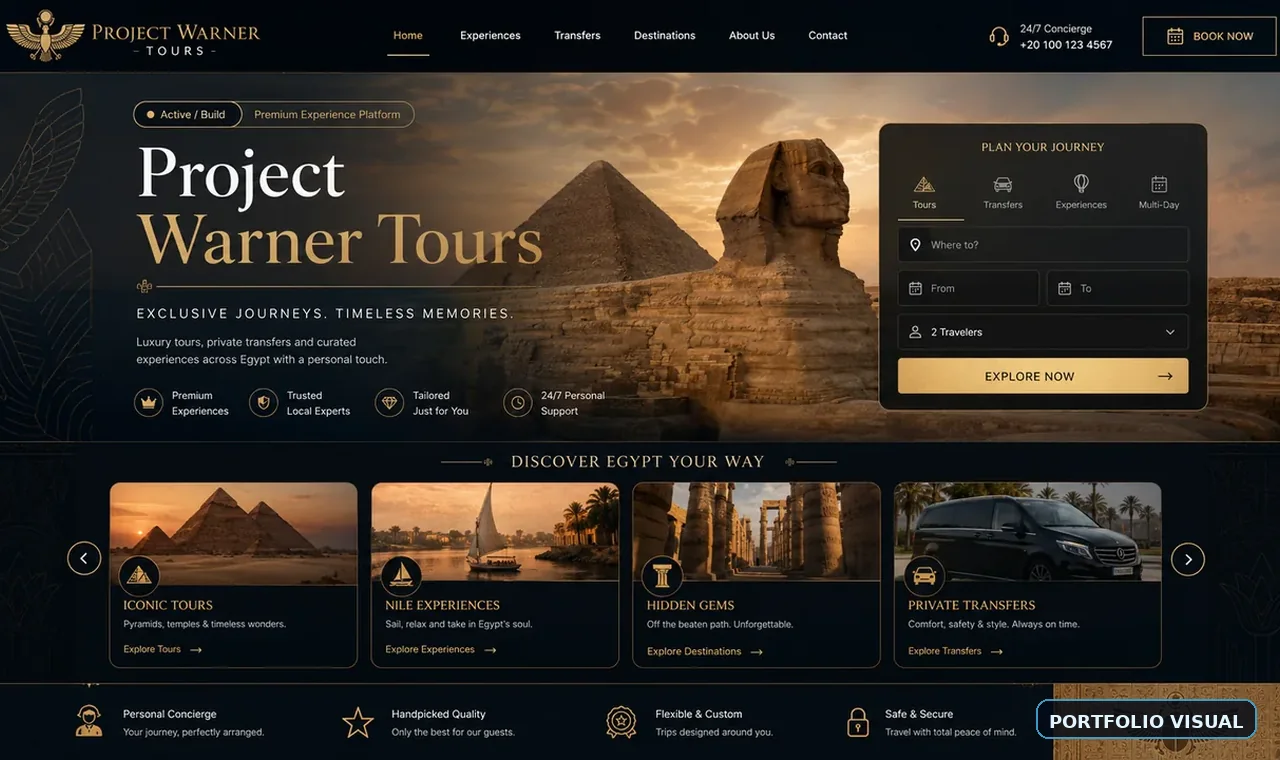 Project Warner Tours mission visual